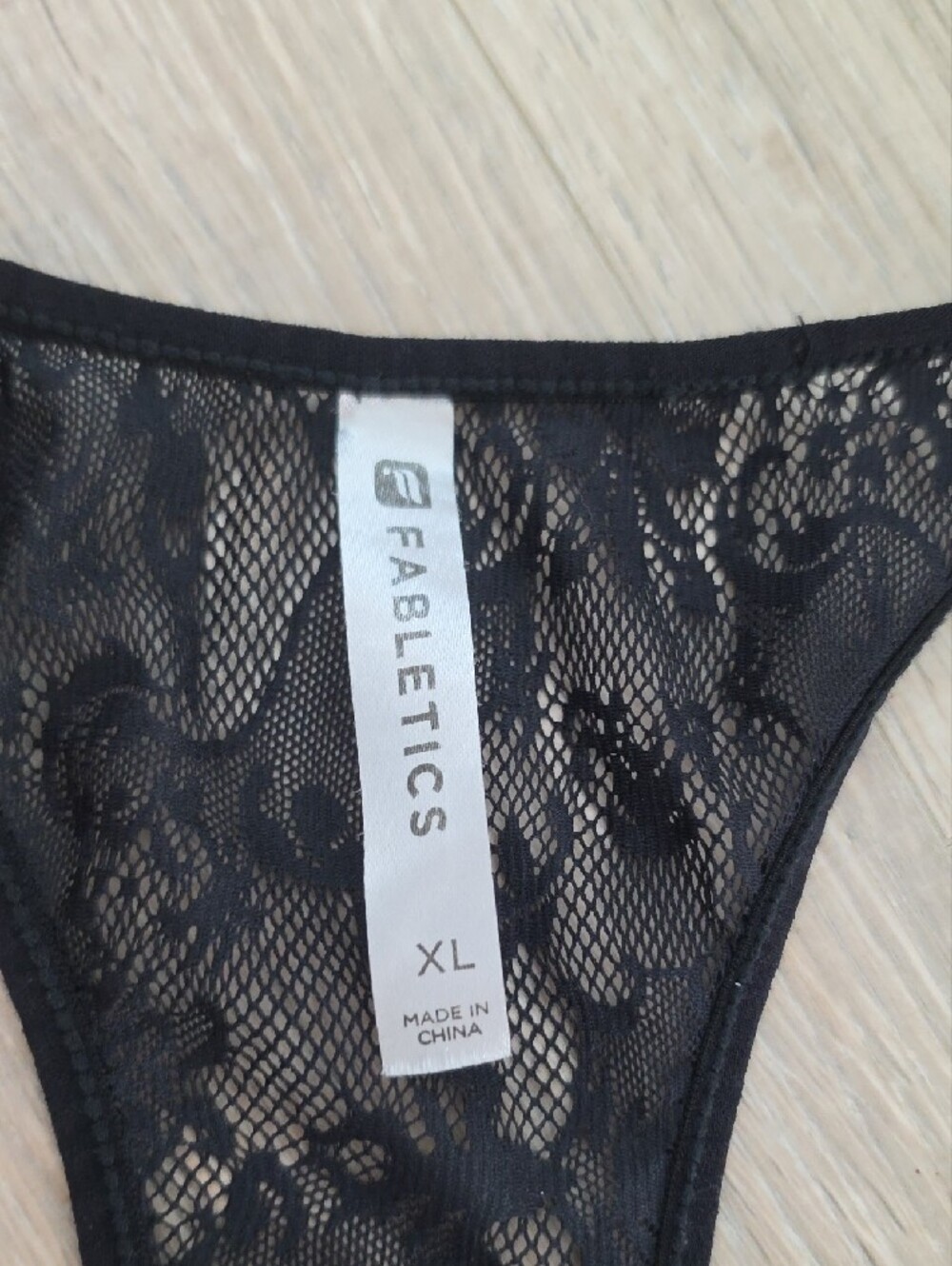 Fabletics Black Lace Racerback Tank - Picture 2 of 3